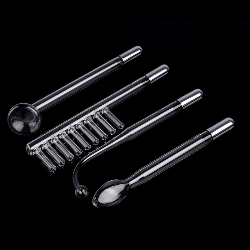 Высокочастотная стеклянная трубка для ухода за кожей