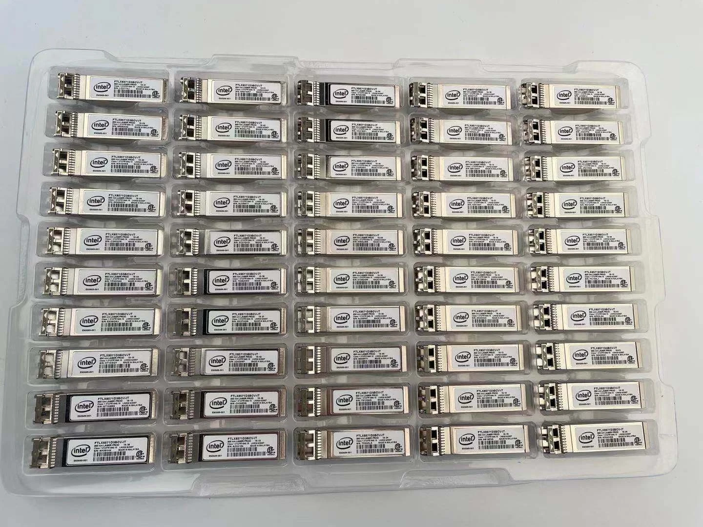 INTEL E10GSFPSR FTLX8571D3BCV-IT SFP+SR 10G/1G E65689-001 0Y3KJN for X710X520 Optical Transceiver Module