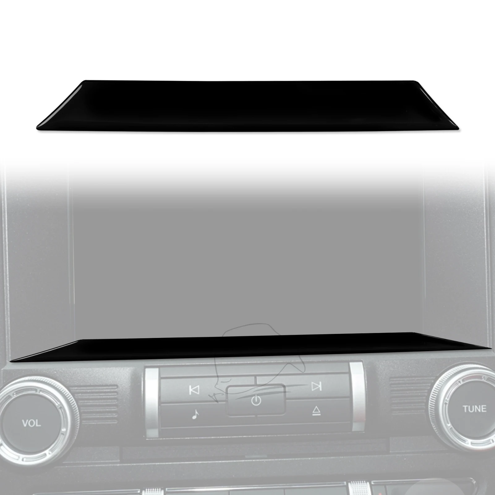 

Мультимедийная декоративная рамка для Ford Mustang 2015, 2016, 2017, 2018, 2019, 2020, декоративная Обложка, декоративная наклейка, автомобильные аксессуары, пластиковые