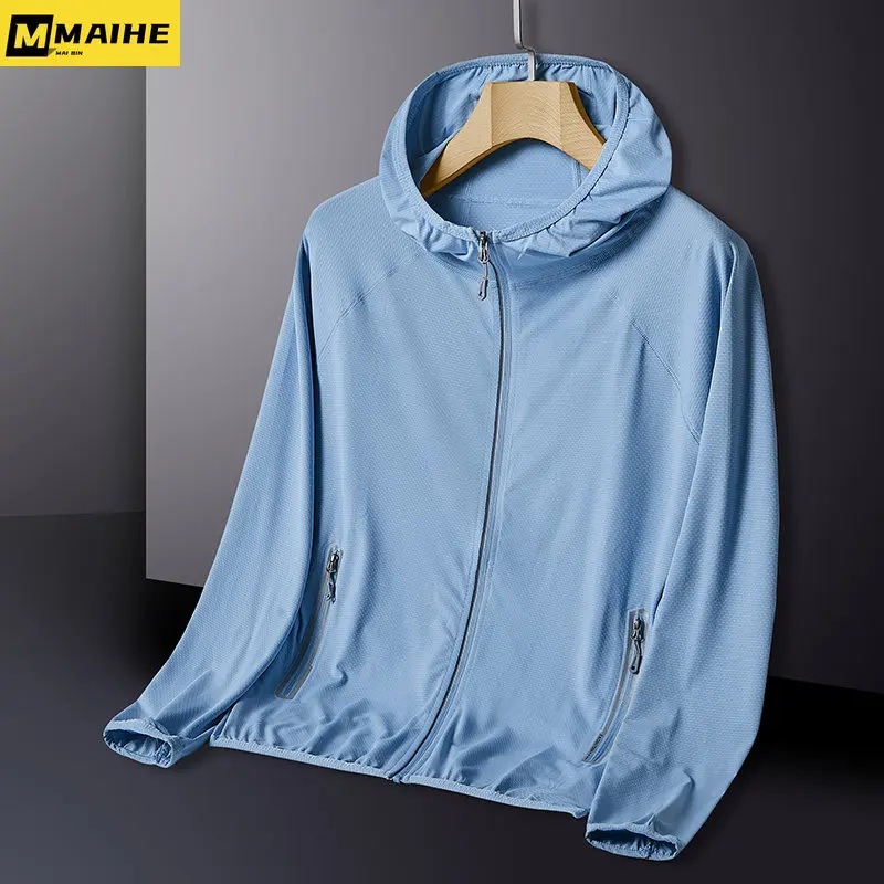 

Летняя одежда для защиты от солнца UPF50 + из вискозы, мужские и женские куртки с капюшоном, уличный ВОДОНЕПРОНИЦАЕМЫЙ тренчкот для рыбалки и охоты