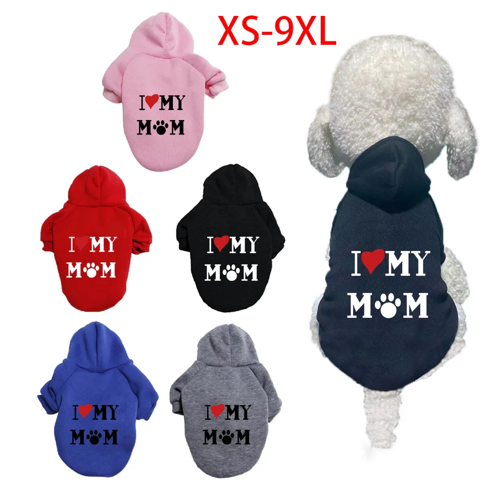 

Pet Dog Clothes Hoodies for Small Medium Dogs Puppy Coat Jackets Sweatshirt for Chihuahua Doggie Cat Costume Cotton Pets Outfits