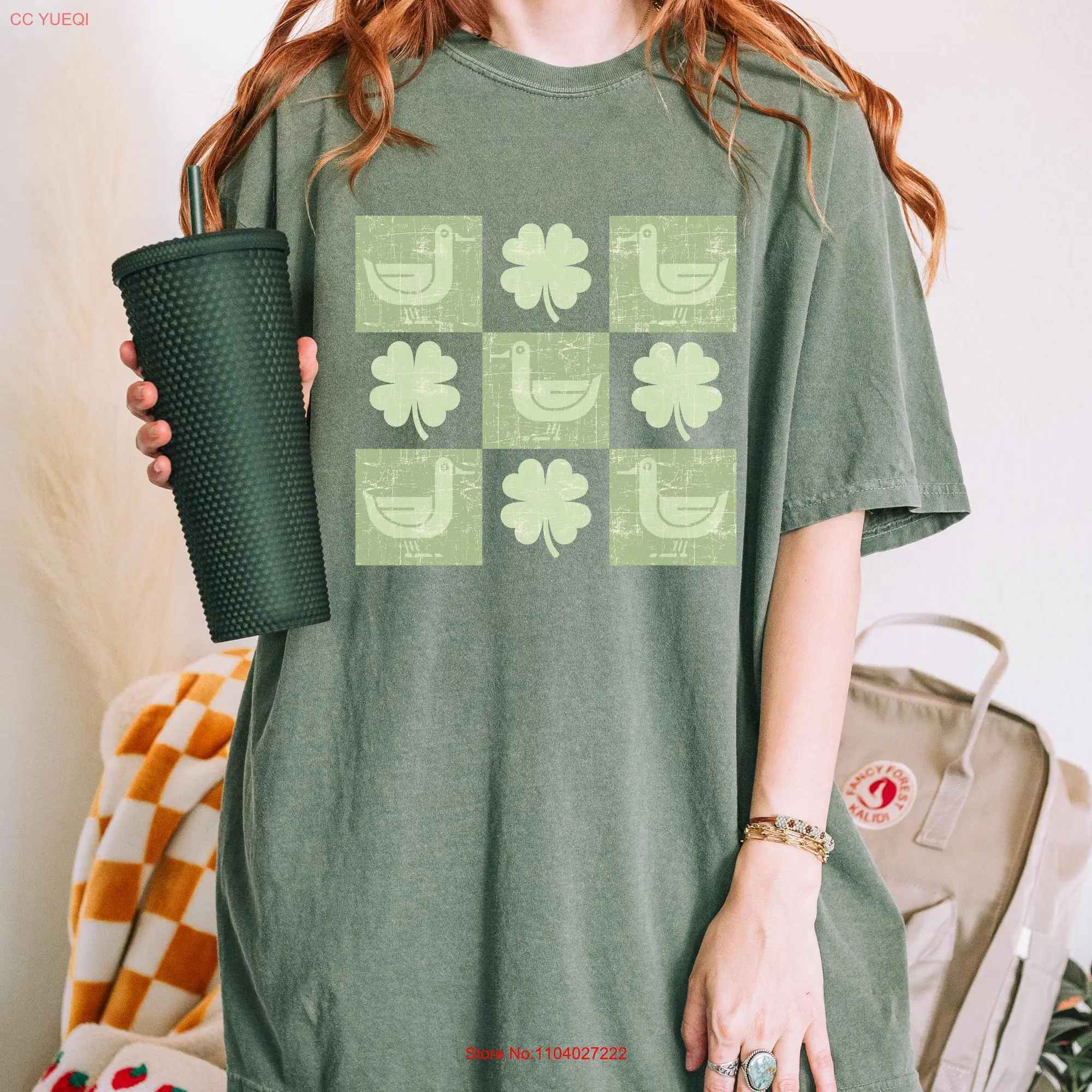 Футболка Silly Goose One On The Loose Got Too Забавный длинный или короткий рукав