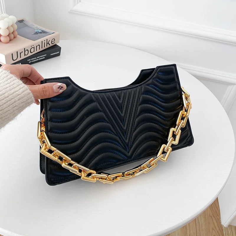 

Fashion Rhombus Women's Bags New Trend PU Leather Shoulder Bag Luxury Texture Solid Color Zipper Handbags for Women 2023