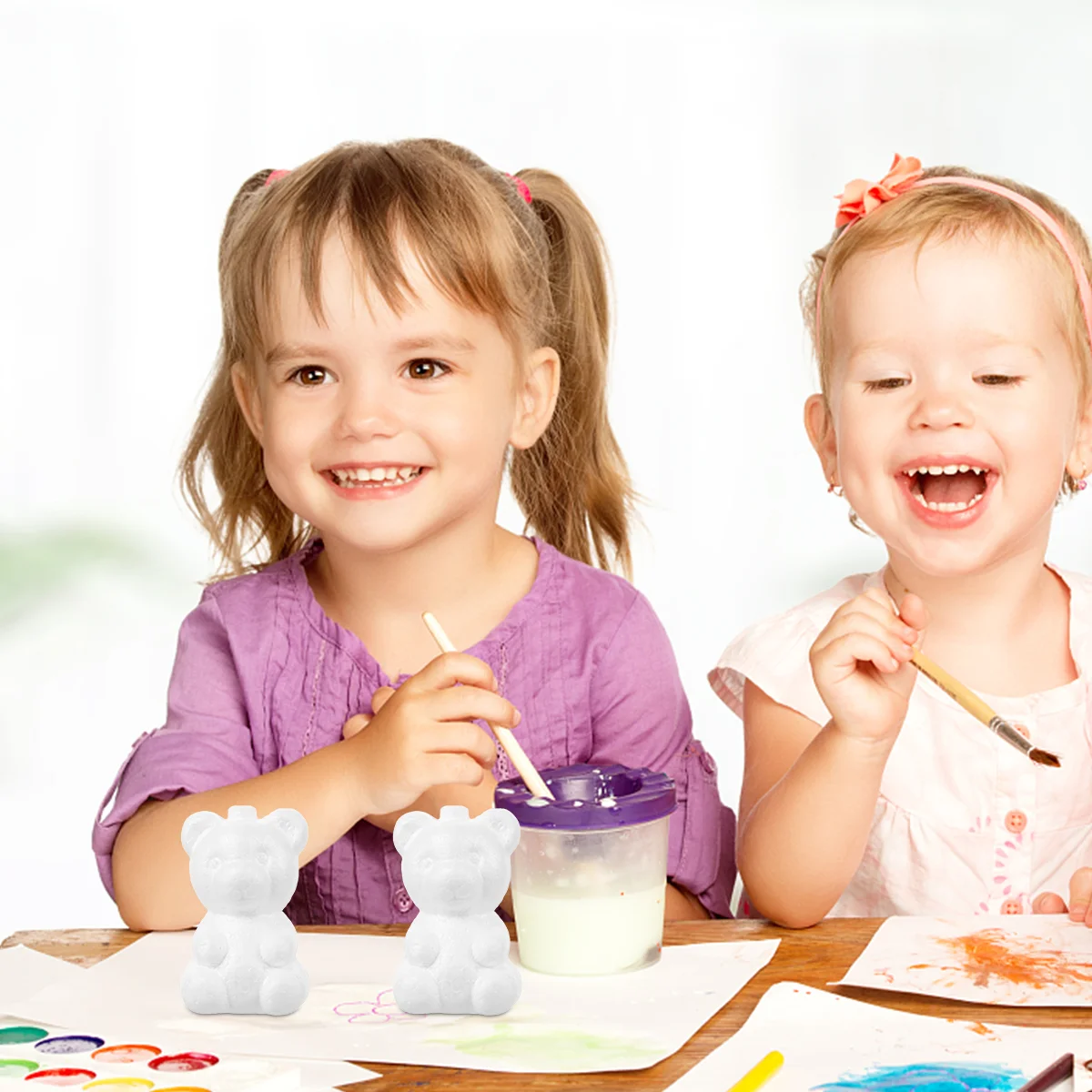 20 шт. пузырьковый медведь милые цветочные принадлежности скульптура шикарные