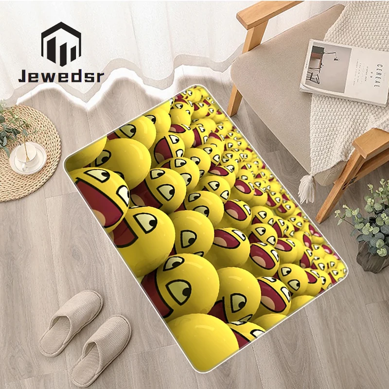 

Home Smile Mat Kitchen Floor Carpet in the Living Room Mats Children Hallway Carpets Rugs Bath Bathroom Door Entrance Doormat