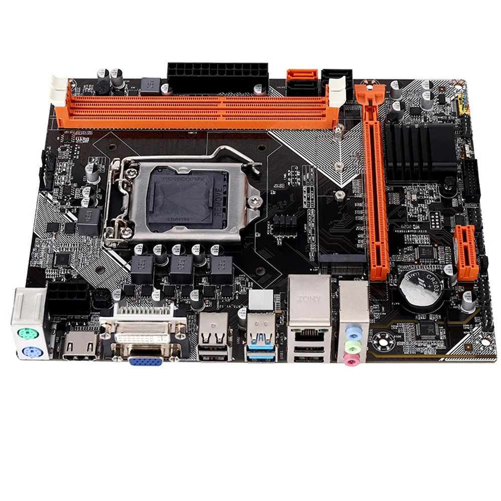 Материнская плата B75 M.2 NVNE интерфейс LGA 1155 Pin Desktop G1620 4G 120G двухканальная