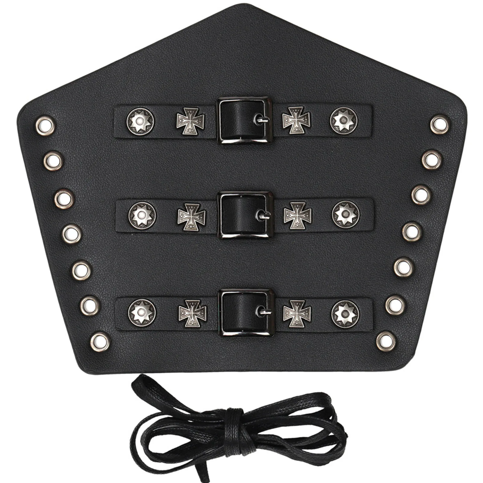 

Средневековые защитные нарукавники из искусственной кожи средневековая Пряжка нарукавники защита для рук аксессуары для косплея рыцарска...