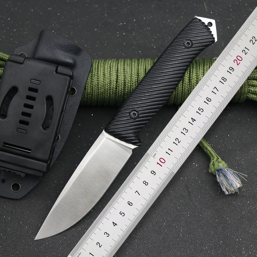 

Fixed Integrated Handle D2 Blade G10 Outdoor Camping Woodworking Garden Multifunctional Hunting Knife EDC Tool
