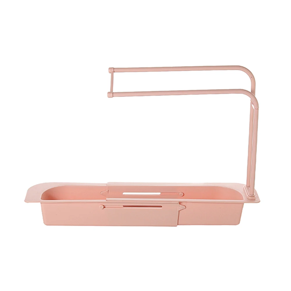 

Telescopic Sink Shelf Kitchen Sinks Dish Washing Drain Basket Organizer Soap Sponge Holder Sink Kitchen Gadget Accessories Tool