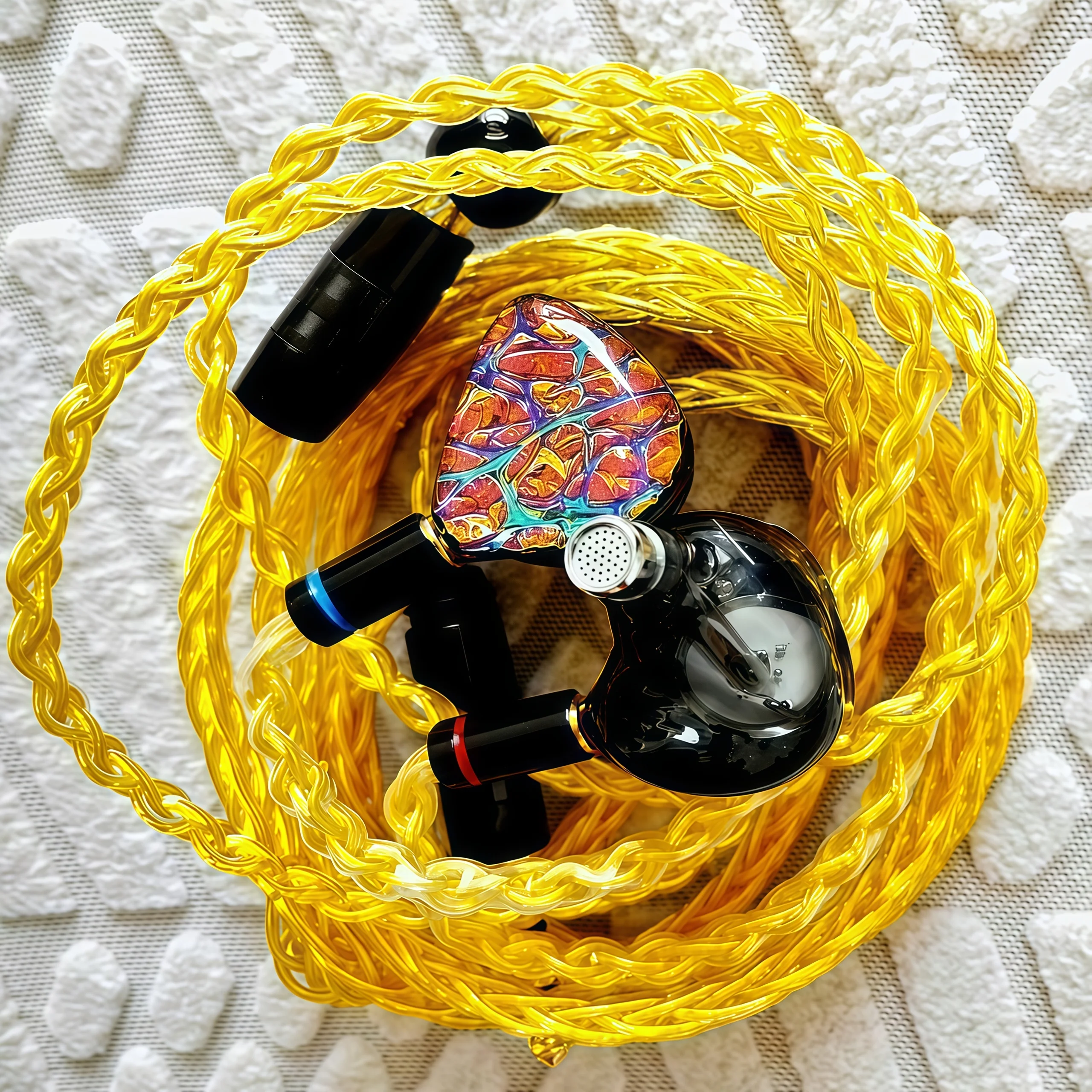 Фото Наушники Geekyaudio 1DD+3BA+1EST IEMs Hi-Fi для аудиофилов, студийные мониторные наушники с глубокими басами, 0.78мм 2Pin, Hi-Fi наушники №1