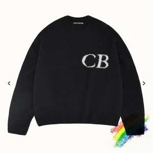 Imported Oversized Cole Buxton Sweater Men Women 1:1 Best Quality Black Gray Sweatshirts Knit Jacquard Sweate