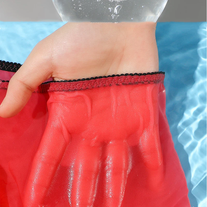 4Pcs/Lot New Style Men's Ice Silk Underwear Spring Summer Men's Boxer Pants Quick Drying Breathable Thin Sexy Men's Underwear