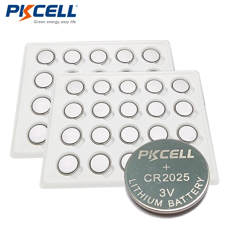 

40pcs/ 3v cr2025 Lithium Battery BR2025 ECR2025 CR 2025 Battery Button Coin Cell