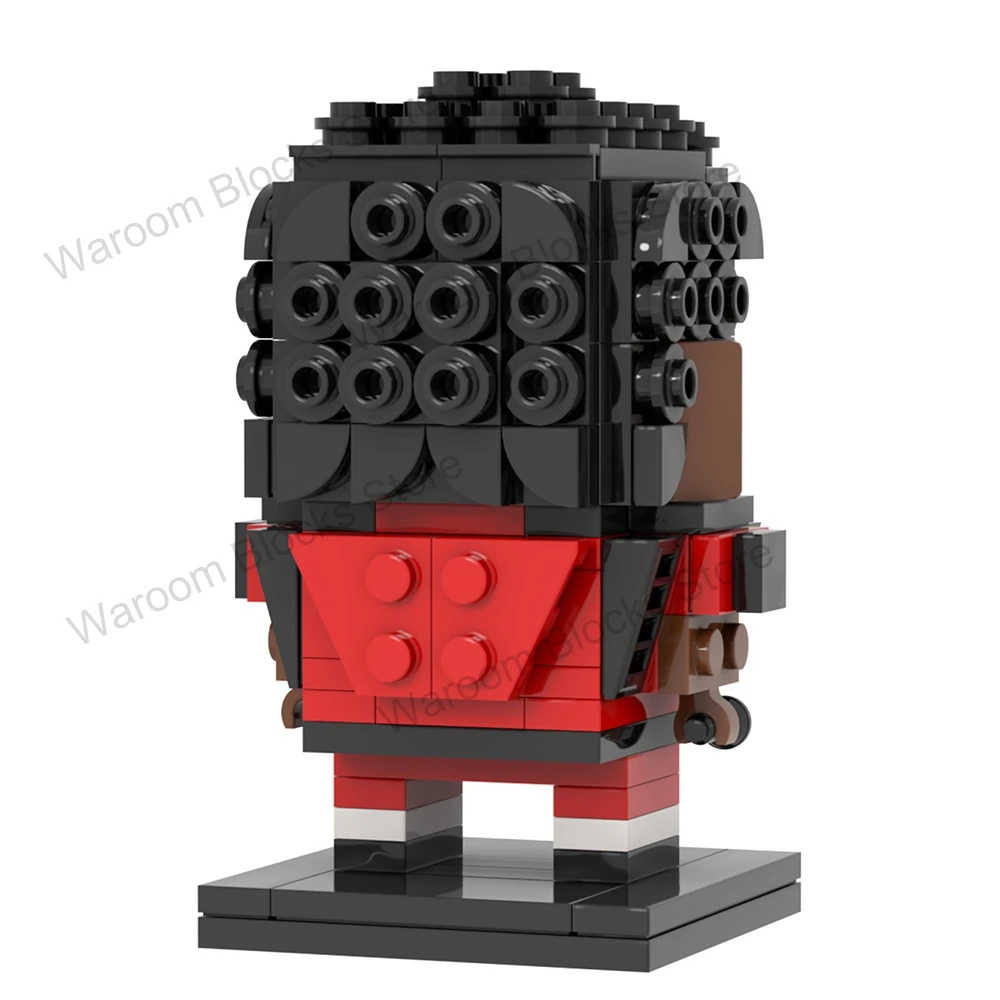 MOC7263 MJ Jackson Brickheadz King Of Pop Rock Star Singer Совместимая фигурка строительные блоки игрушки