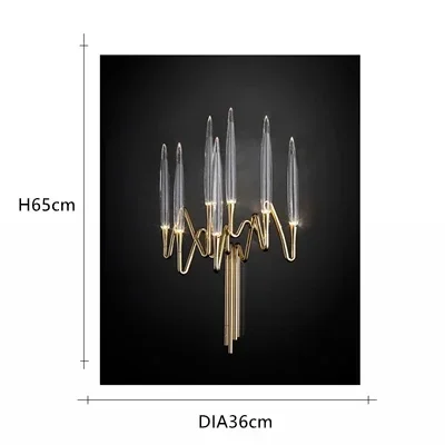 

Хрустальная люстра YANKE ветка свеча