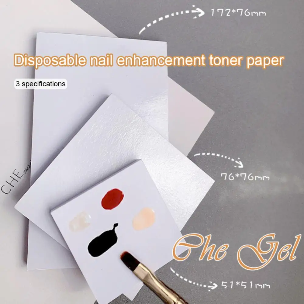 

Nail Polish Disposable Color Mixing Tray Color Paper Multi-functional DIY Color Painting Nail Varnish Tool Nail Art Manicure