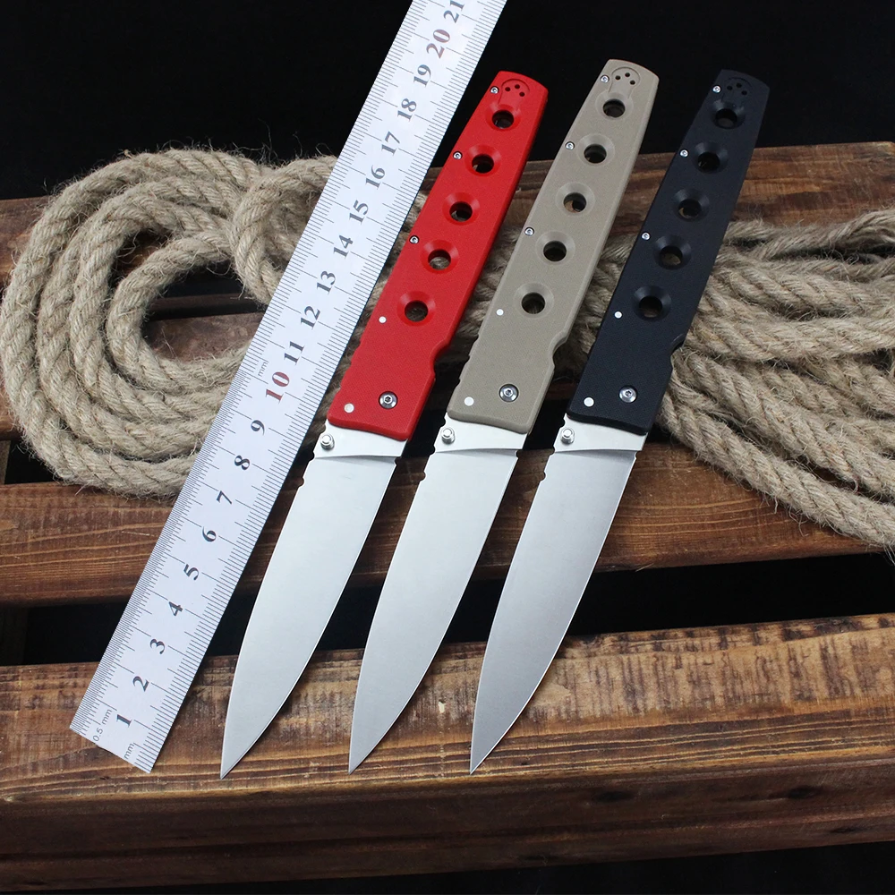 Фото Новый складной нож Cold Hold out 6, карманные ножи из стали S35VN с ручкой G10, уличные военные тактические охотничьи ножи, EDC, универсальные инструменты №1