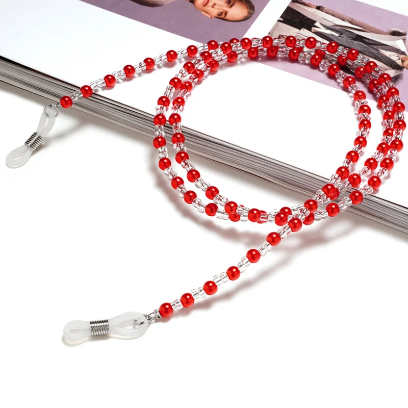 

New Beaded Reading Glasses Chain for Women Multifunctional Eyeglasses Cords Sunglasses Strap Elegant Chic Eyeglass Accessories