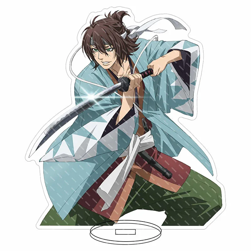 Japan Anime Hakuouki Figures Hijikata Toshizo Acrylic Stands Okita Souji Saitou Hajime Character Model Standing Sign Fans Toys