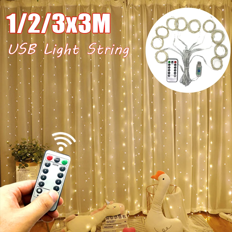 

Светодиодная гирлянда с дистанционным управлением, 3 м