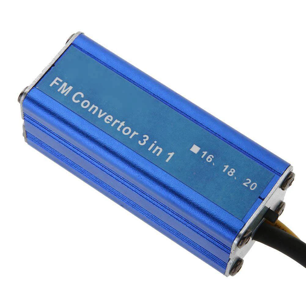 

Car Auto Stereo Antenna Converter FM Radio Stereo Antenna 12V 3 In 1 Band Frequency 65 X 20 X 20mm 100% Brand New