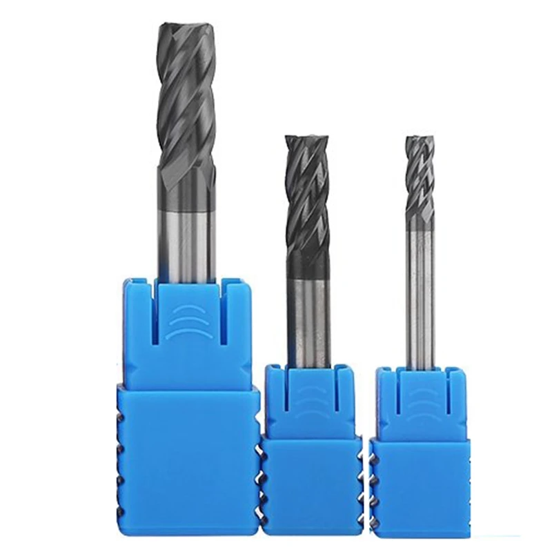 

3Pcs 4 6 8 mm Carbide End Mill 4 End Mill Set Milling Cutter Tool Kit CNC Carbide Milling Cutter Spiral Router Bits