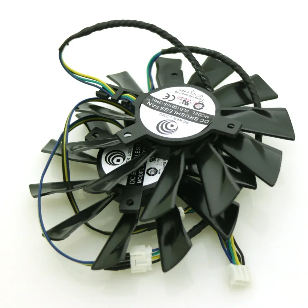 Фото 2 шт./лот PLD10010S12HH 95 мм 12 В 0,35 А вентилятор VGA для видеокарт MSI GTX770 R9-280X R9-270X R7-260X GTX780 №5