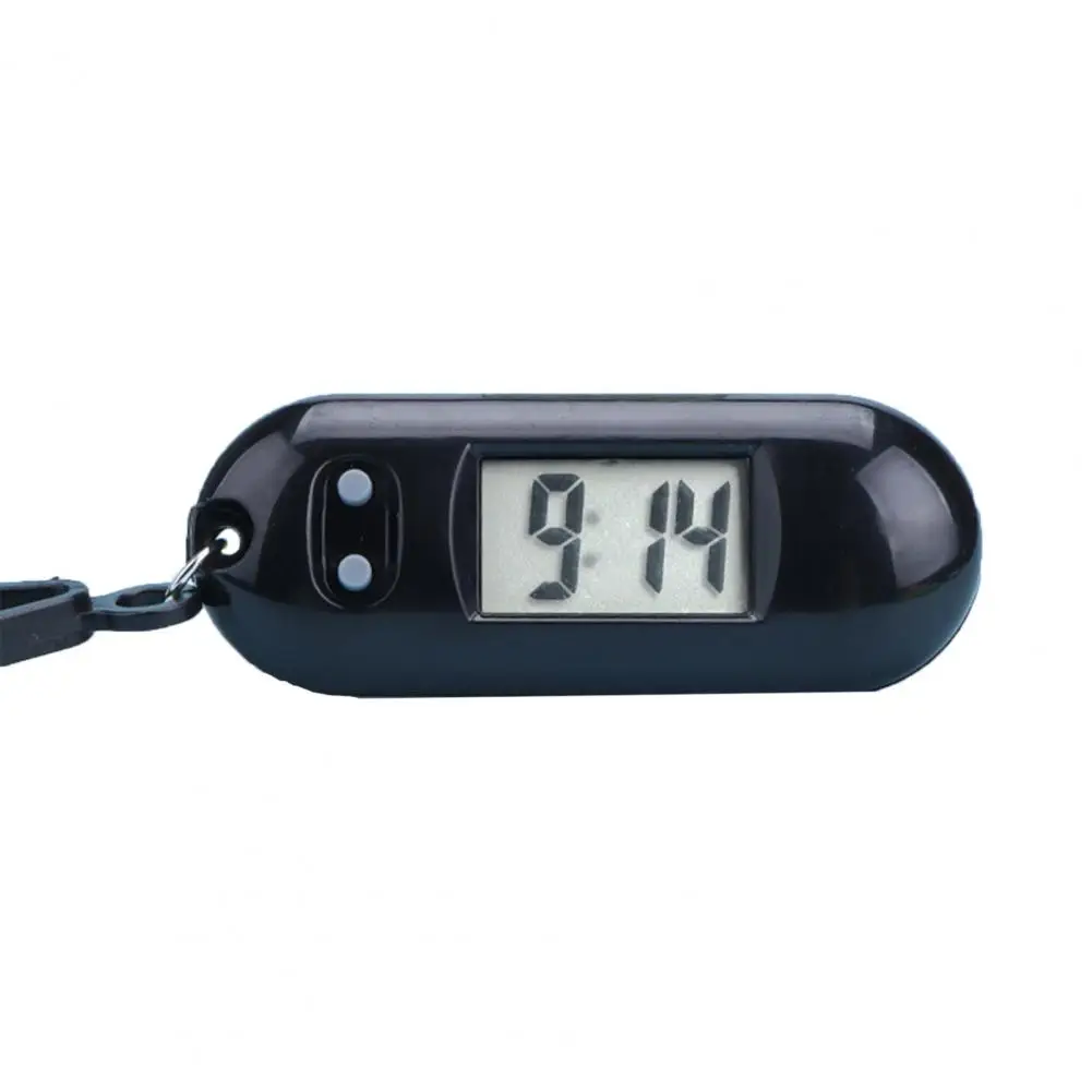

Electronic Clock Silent LCD Digital Display Portable Student Exam Study Desktop Clock Keychain for Library