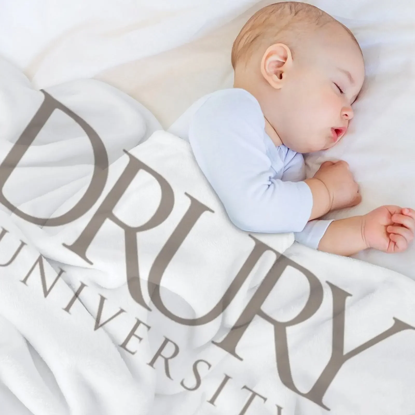 Классическое одеяло Drury University самое мягкое односпальное для детской кроватки