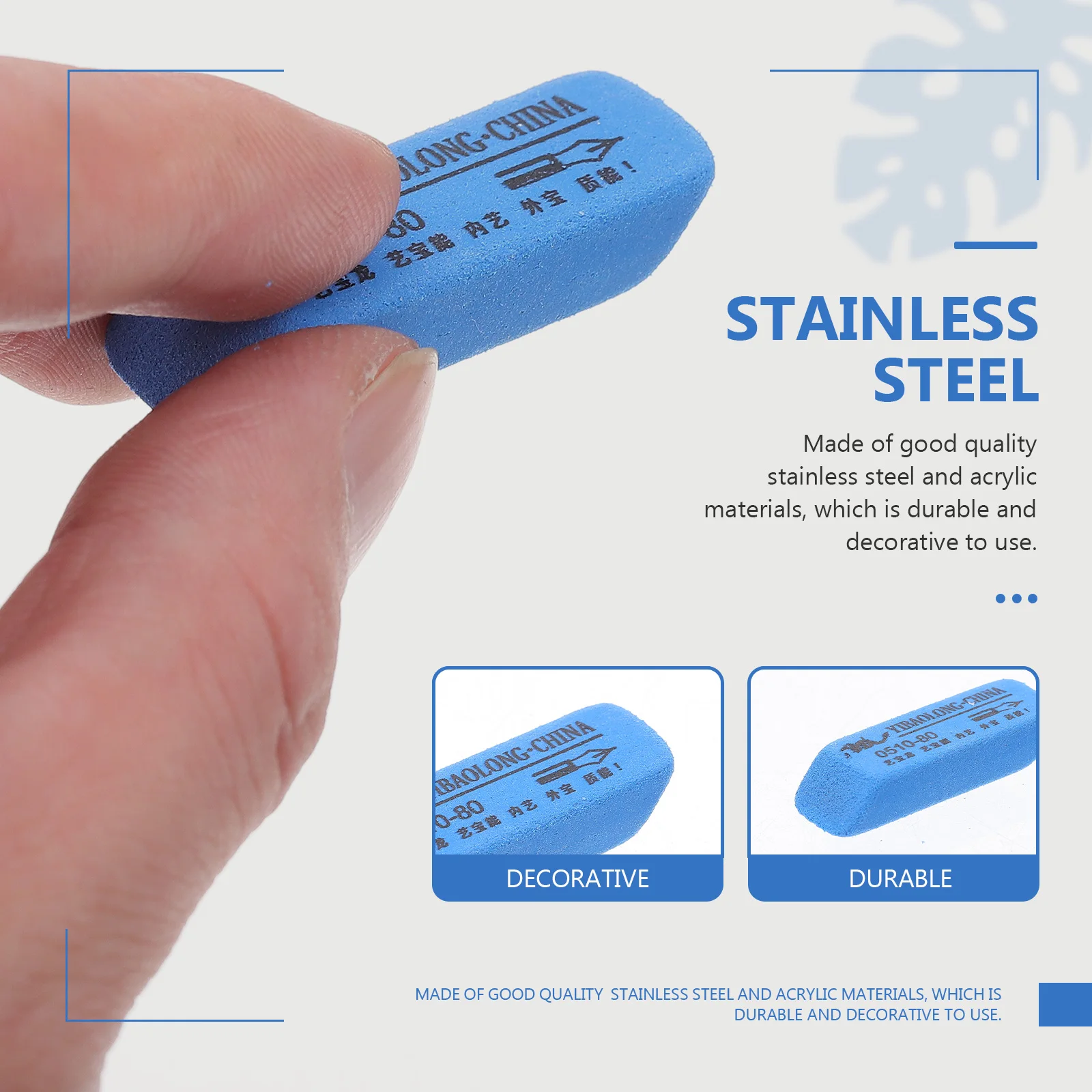 Набор бытовых ладов для лака 10 шт. практичные чистые Ластики Лада принадлежности