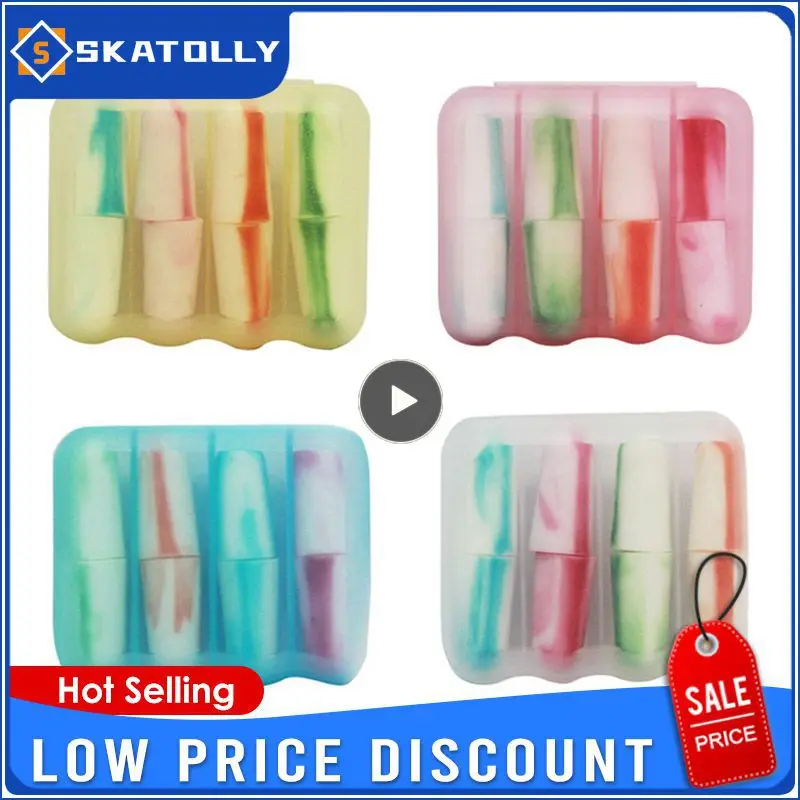 

1~10PCS Soft Earplug Sleep Noise Prevention Mute Earplugs Study Sleeping Sound Insulation Snore Noise Reduction Improve Sleep