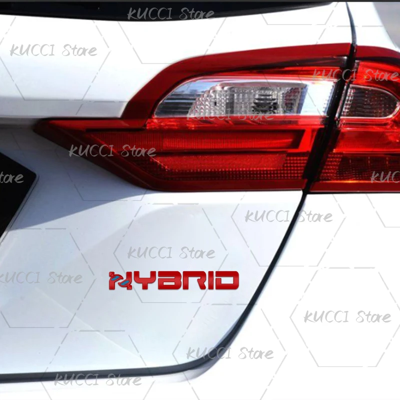 3D автомобильная наклейка с гибридным логотипом металлическая эмблема значок