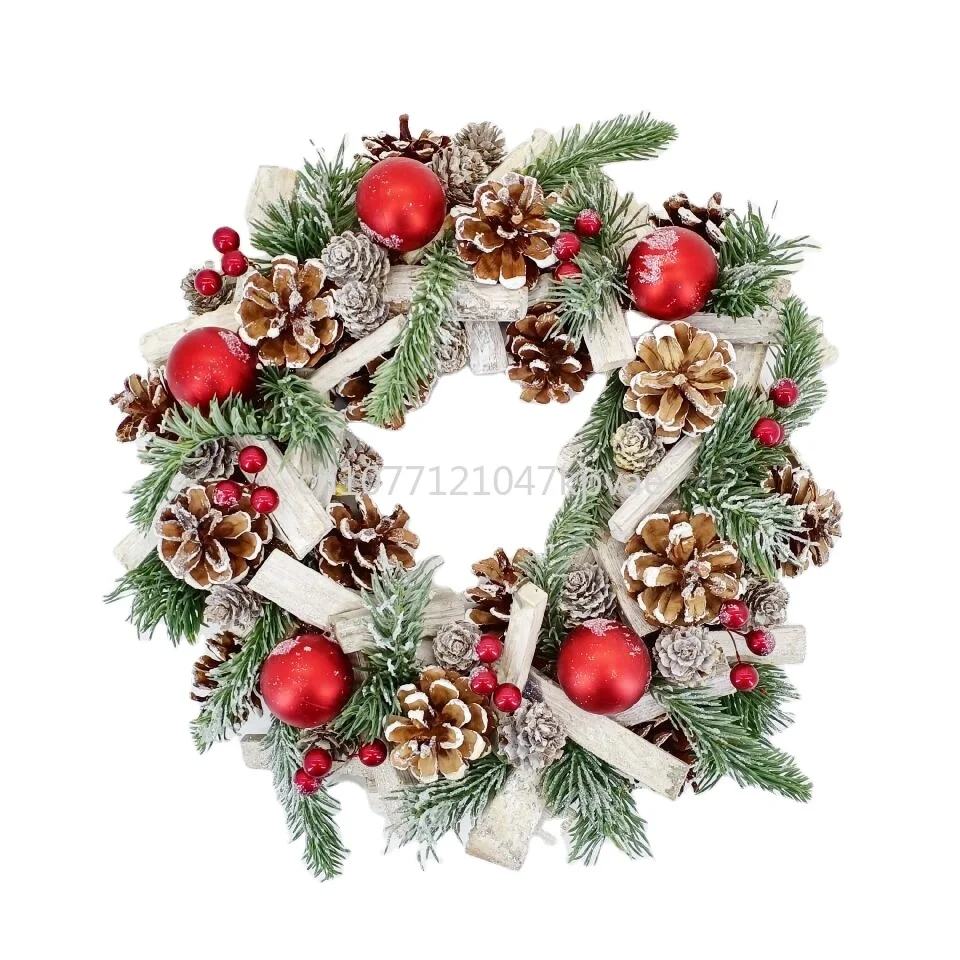 

Wholesales custom new style hot sales led lights indoor decoration christmas hanging 13" wreaths