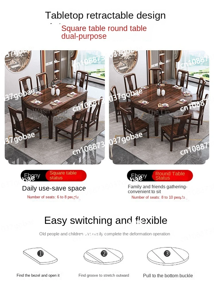 CX из массива дерева новые обеденные столы и стулья в китайском стиле современный