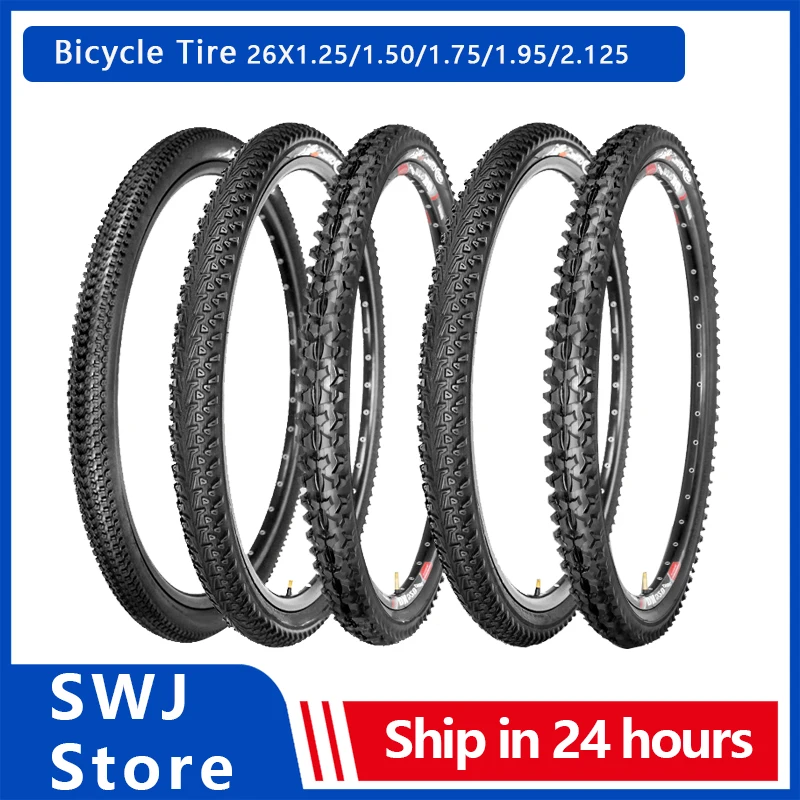 

CST 26 Inch Bicycle Tire 26X1.25/1.50/1.75/1.95/2.125 for Adult Bicycle Mountain Bbike ATM Parts and Accessories