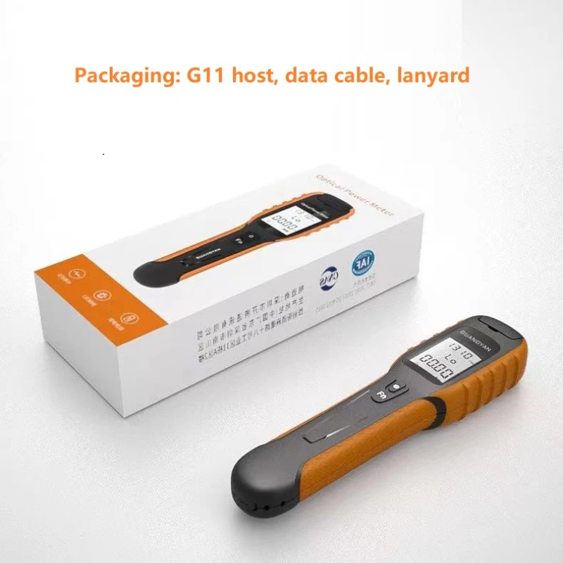 New Multifunction G11 High Precision Rechargeable Battery Optical Power Meter FTTH Color LCD Screen with Flash OPM 5G Wavelength