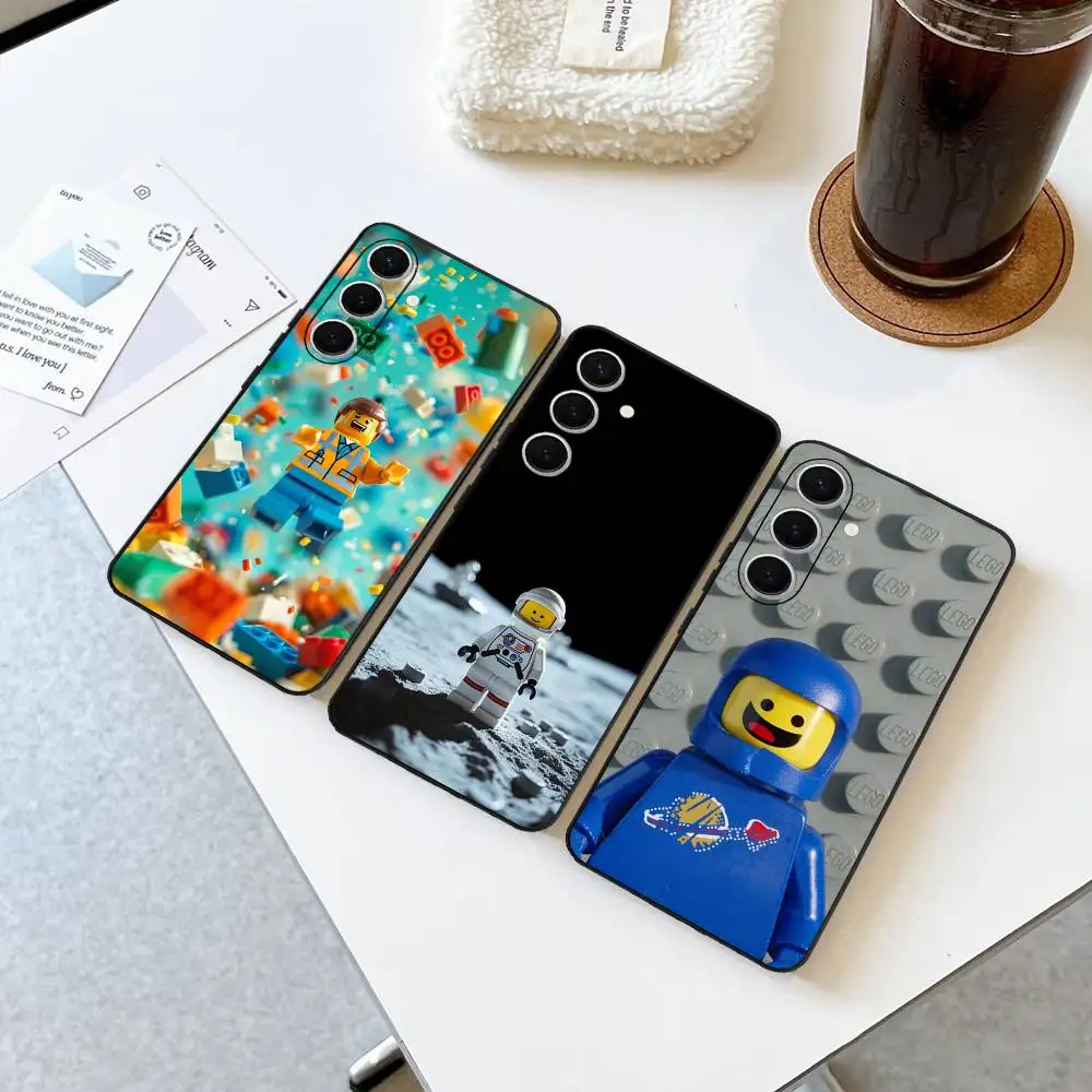 Фото Модный чехол для телефона с логотипом бренда L-Lego для Samsung S 24 Fe 25 Ultra Plus 20 Lite 21 30 22 23 24 22 Ultra 5G Fundas №3
