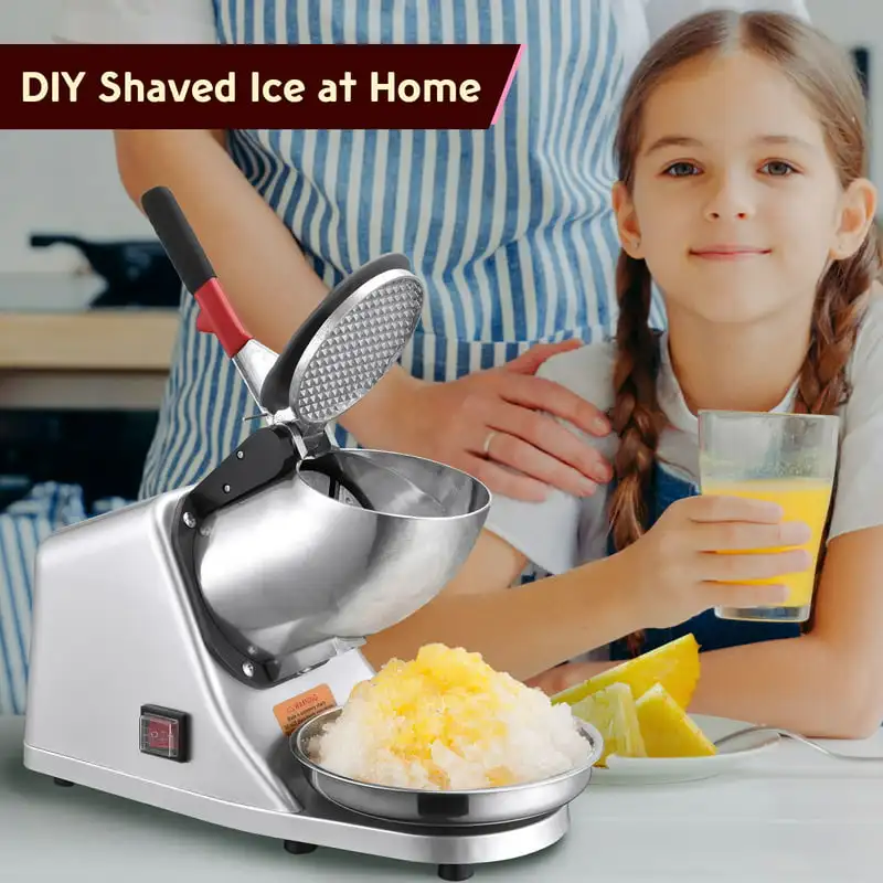 

Deluxe 143 lbs/Home & Commercial Ice Shaver Cone Maker Shaving Crusher, Super-Efficient & High-Quality.
