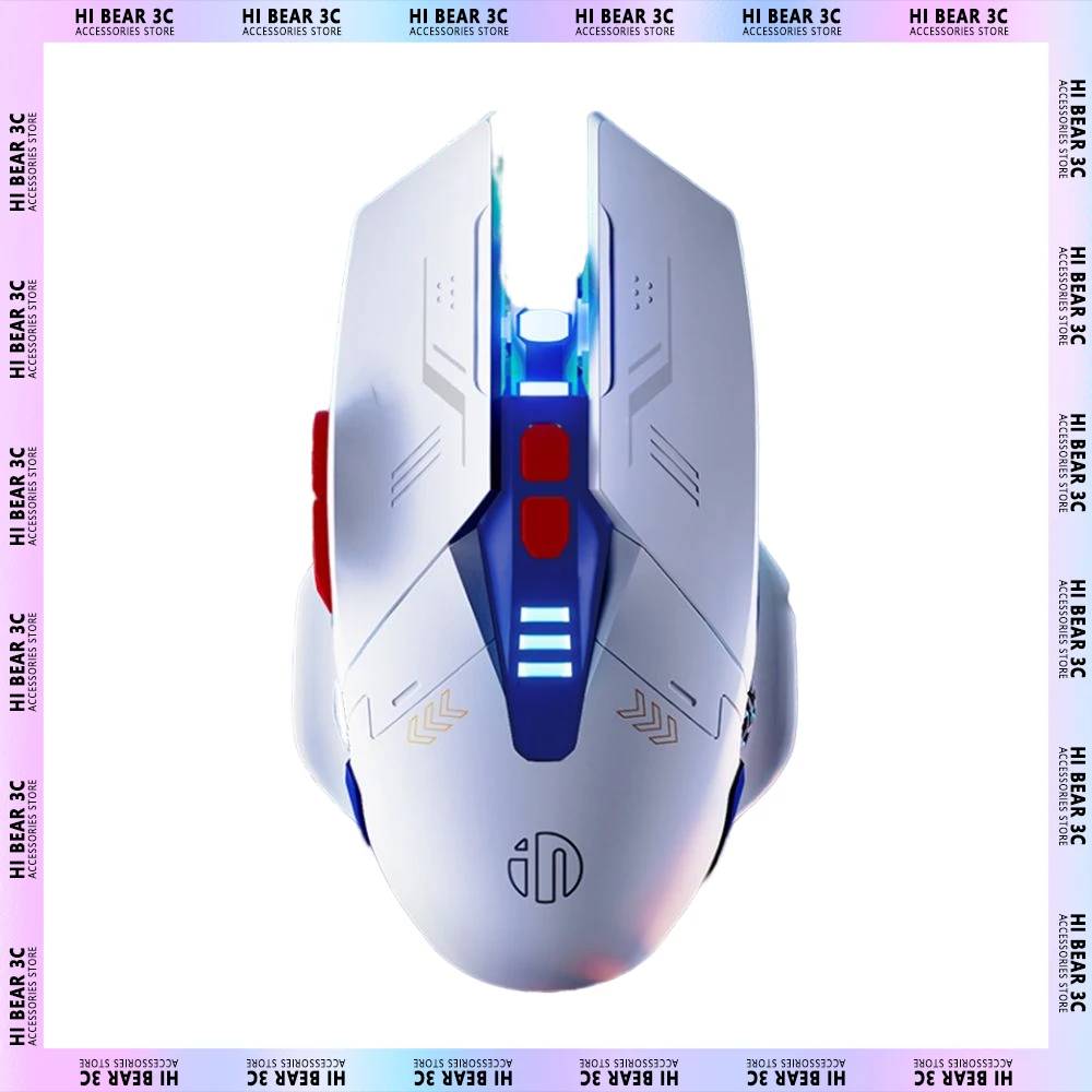 

Игровая мышь Inphic PW2pro RGB, бесшумная матовая Механическая игровая мышь для ПК, геймерская мышь для компьютера, офиса, ноутбука, аксессуары, подарки