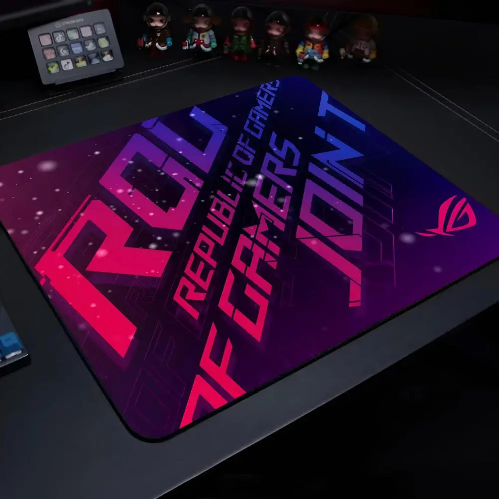 Фото ROG ASUS Mouse Pad Gaming Laptops Keyboard Mat Deskmat Pc Accessories Desk Protector Mousepad Gamer Mats Anime №4