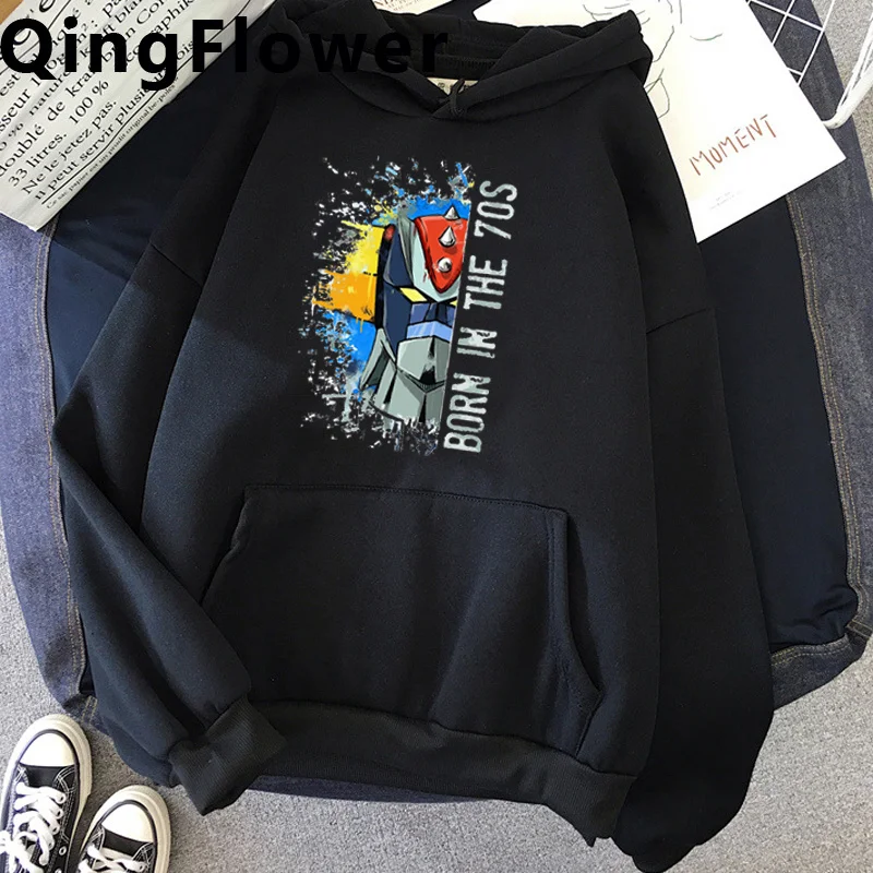 

Goldorak hoodies men anime hip hop men clothing Korea