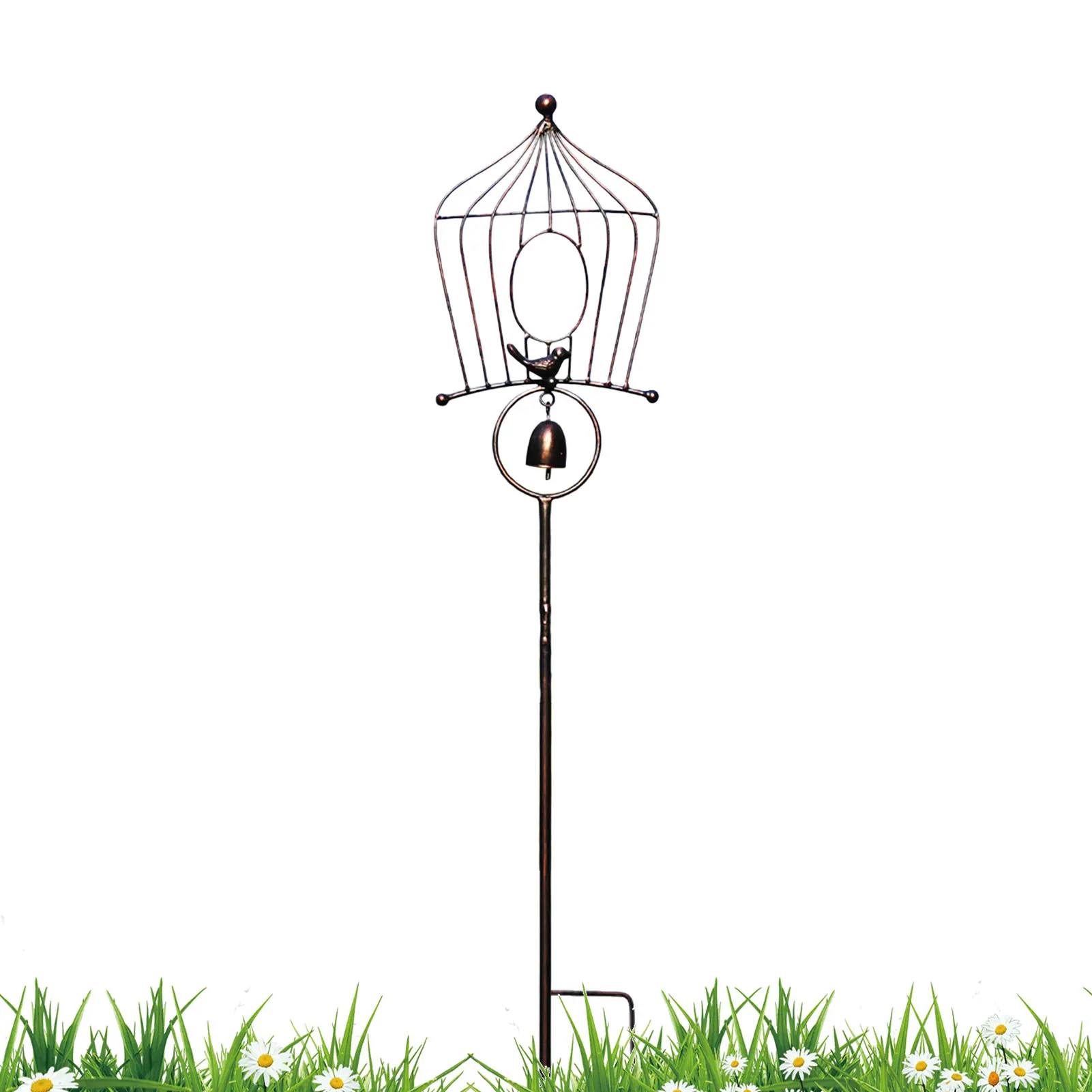

Bird Wind Chimes Wrought Iron Decoration Easy To Install Creative Outdoor Courtyard Landscaping Outdoor Pendant Decoration For