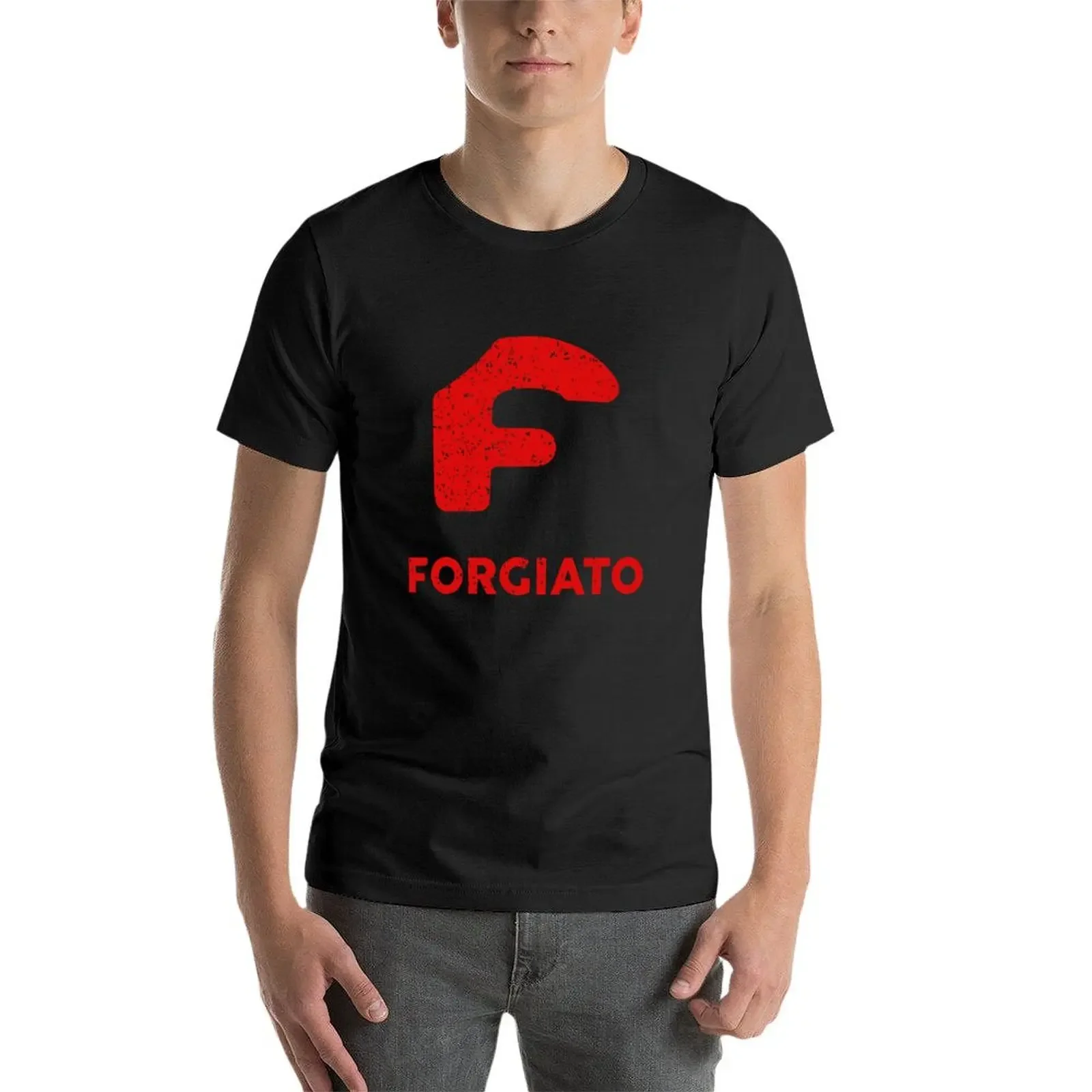 Фото FORGIATO T-Shirt heavyweights vintage t shirts anime clothes outfits for men №4
