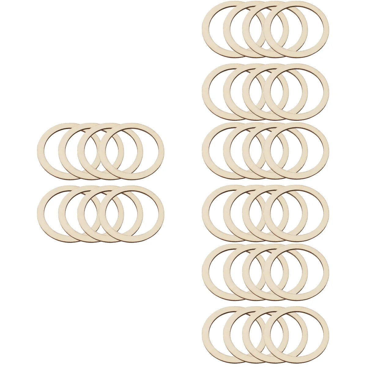 

4 необработанные деревянные круги, искусственная кожа, круглые деревянные диски, деревянные украшения для рукоделия