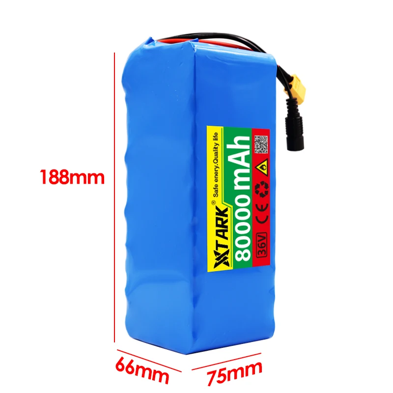 

36 в 80 аа аккумулятор для электровелосипеда 18650 литиевый аккумулятор 500 Вт Высокая мощность и емкость 42 в мАч электровелосипед