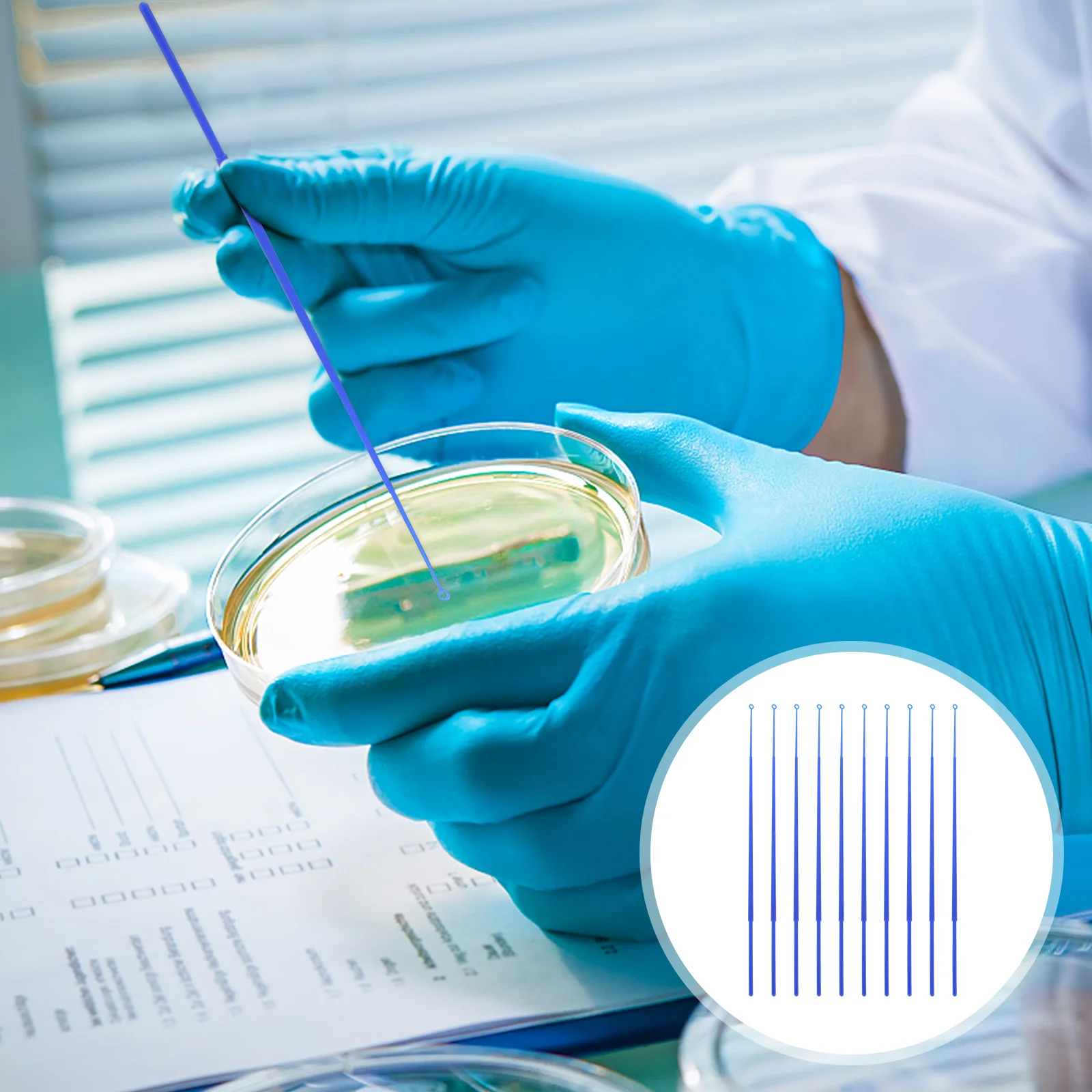 20 шт. петля для прививки палочка лабораторный инструмент инструменты