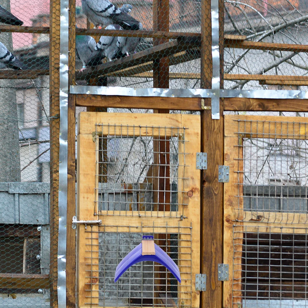 Голубь из цельного дерева пластиковый окунь стоячие рамки стойка для отдыха