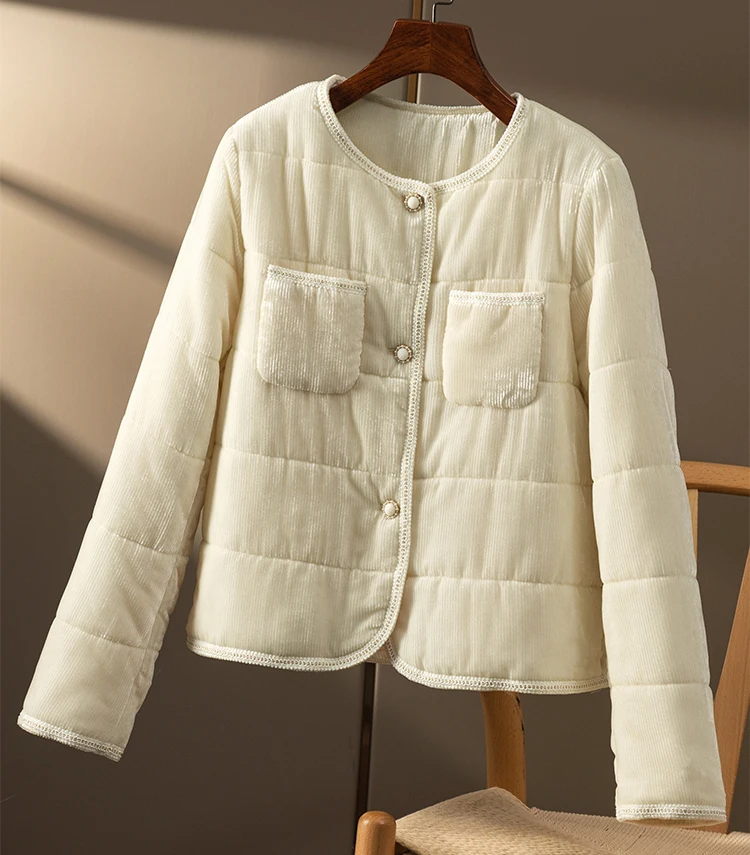 Flannel Parkas Jacket Women  Abrigos Mujer Invierno 2022 Thin Spliced  High Street  Autumn/Winter  Casaco Feminino  Coat