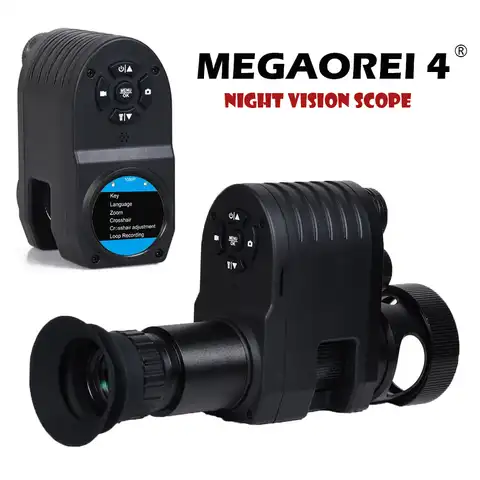 Megaorei 4 инфракрасный прицел ночного видения охотничья камера 1080P видео фото запись винтовка оптическая смотровая камера монокулярный телеск...