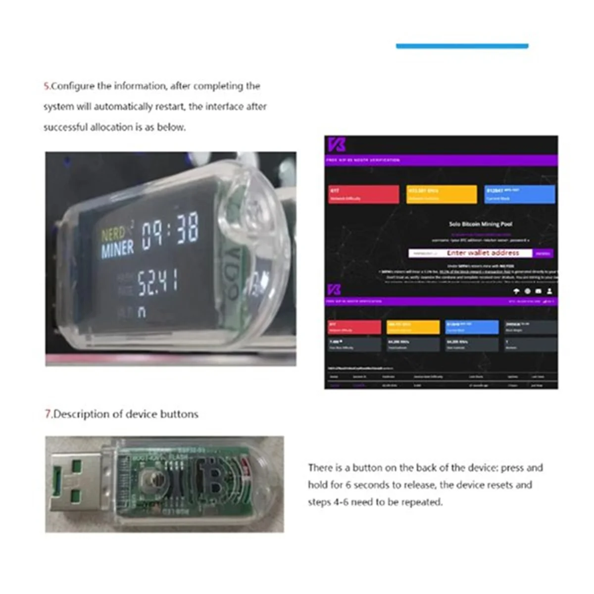 3 шт. Lucky Miner V3 Btc Silent Machine Usb Mining LV03 74KH/S Mini Asic Home